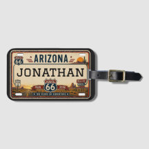 Conception personnalisée de la route 66 en Arizona