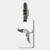 Étiquette À Bagage conception pigeon (Devant Vertical)