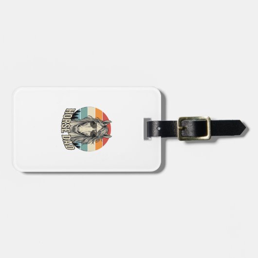 Étiquette À Bagage Conception vectorielle de gravure de coucher de so (Devant horizontal)