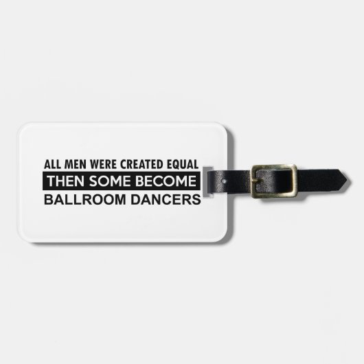 Étiquette À Bagage Conceptions de danse de salon (Devant horizontal)