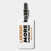 Étiquette À Bagage Conceptions fraîches de tir à l'arc (Devant Vertical)