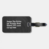 Étiquette À Bagage Concert de piano (Dos horizontal)