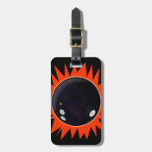 Étiquette À Bagage Concevez votre propre jeu ou série haute, Bowling (Devant Vertical)