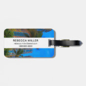 Étiquette À Bagage Condominiums de luxe en Chine (Dos horizontal)