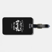 Étiquette À Bagage Confiance dans l'obscurité Quand j'ai peur, je met (Dos horizontal)