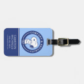 Étiquette À Bagage Confort et sécurité | Snoopy & Woodstock Hug (Devant horizontal)