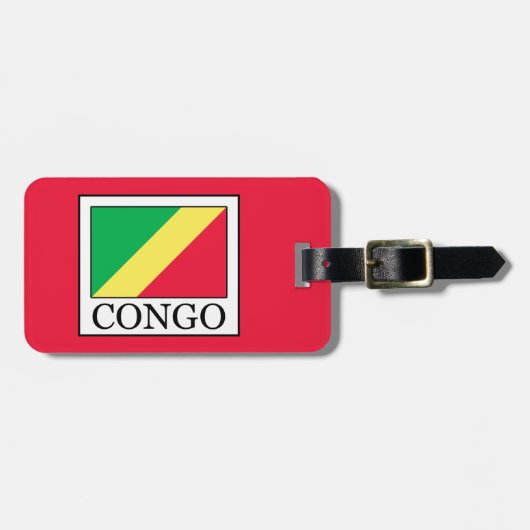Étiquette À Bagage Congo (Devant horizontal)