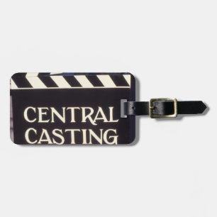 Étiquette À Bagage Connectez-vous en anglais CENTRAL CASTING