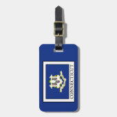 Étiquette À Bagage Connecticut (Devant Vertical)