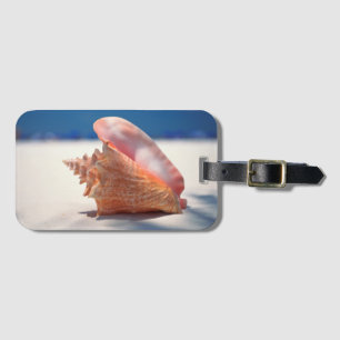 Étiquette À Bagage Conque Shell sur la plage 2
