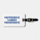 Étiquette À Bagage Conséquence des transports de commodité (Devant horizontal)