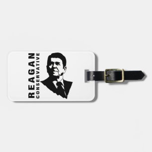 Étiquette À Bagage Conservateur de Reagan