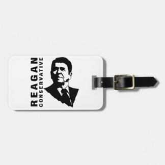 Étiquette À Bagage Conservateur de Reagan