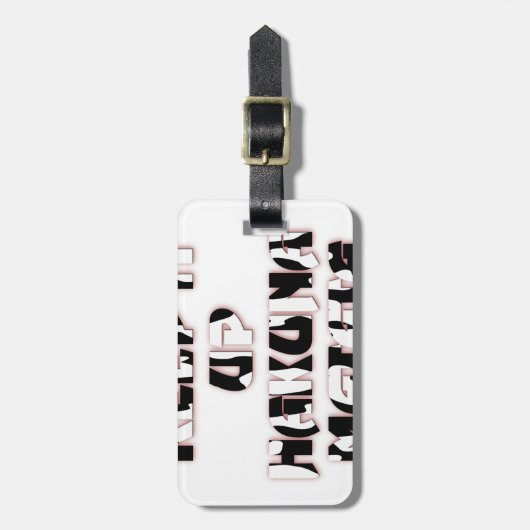 Étiquette À Bagage Conserver / Hakuna Matata (Devant Vertical)