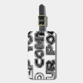 Étiquette À Bagage Conserver vos commentaires stupides (Devant Vertical)