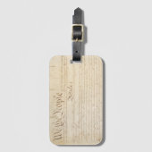 Étiquette À Bagage Constitution des États-Unis, Nous le peuple (Devant Vertical)