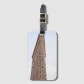 Étiquette À Bagage Construction de Flatiron (Devant Vertical)