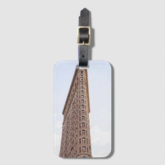 Étiquette À Bagage Construction de Flatiron (Devant Vertical)