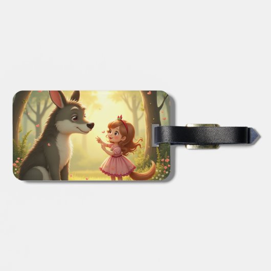 Étiquette À Bagage Conte fée (Dos horizontal)