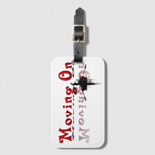 Étiquette À Bagage Continuer (Devant Vertical)