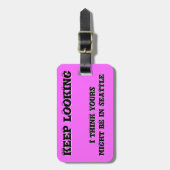 Étiquette À Bagage Continuez À Chercher Dans (Devant Vertical)