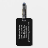 Étiquette À Bagage Continuez à sembler l'étiquette faite sur commande (Dos Vertical)