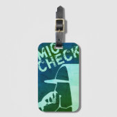 ÉTIQUETTE À BAGAGE CONTRÔLE MIC (Devant Vertical)