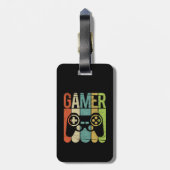 Étiquette À Bagage Contrôleur de jeu de Gamer (Dos Vertical)