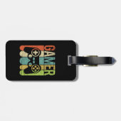 Étiquette À Bagage Contrôleur de jeu de Gamer (Dos horizontal)