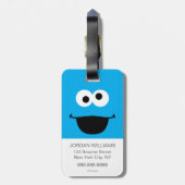 Étiquette À Bagage Cookie Face Art (Dos Vertical)