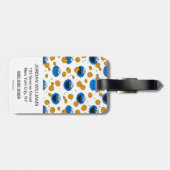 Étiquette À Bagage Cookie Monster | C est pour le Motif de cookies (Dos horizontal)