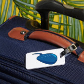 Étiquette À Bagage Cool Blue Computer Mouse Tech