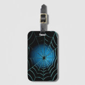 Étiquette À Bagage Cool Blue Spider Web (Devant Vertical)