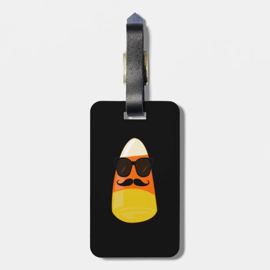 Étiquette À Bagage Cool Candy Corn (Dos Vertical)