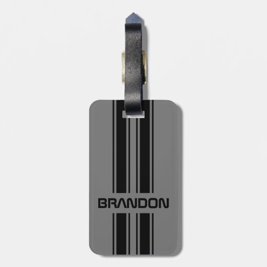 Étiquette À Bagage Cool classique de course automobile sur mesure Spo (Dos Vertical)