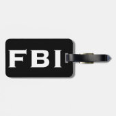 ÉTIQUETTE À BAGAGE COOL DE FBI (Dos horizontal)