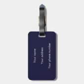 Étiquette À Bagage Cool Dragon Imaginaire MDN Jeu de rôles Nerdy (Dos Vertical)