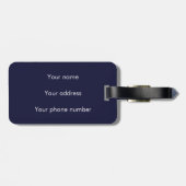 Étiquette À Bagage Cool Dragon Imaginaire MDN Jeu de rôles Nerdy (Dos horizontal)