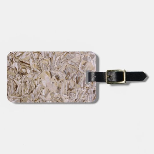 Étiquette À Bagage Cool OSB Construction Plywood Texture Imprimer (Devant horizontal)