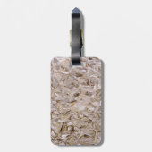 Étiquette À Bagage Cool OSB Construction Plywood Texture Imprimer (Dos Vertical)