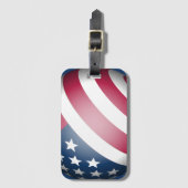 Étiquette À Bagage Cool Patriotique États-Unis d'Amérique Drapeau cou (Devant Vertical)