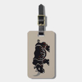 Étiquette À Bagage Cool RHINO - Faune africaine - Conservation - (Devant Vertical)