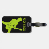 Étiquette À Bagage Cool Rock N Roll Balises des bagages (Dos horizontal)