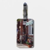 Étiquette À Bagage Cooperstown NY - Main Street Près De Hoffman Lane (Dos Vertical)