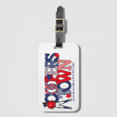 Étiquette À Bagage Cooperstown Patriotic Letotic Nom du joueur de bas (Devant Vertical)