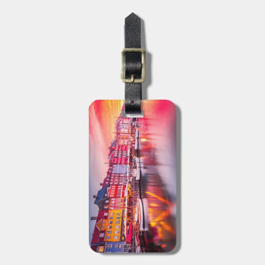 Étiquette À Bagage Copenhague (Devant Vertical)