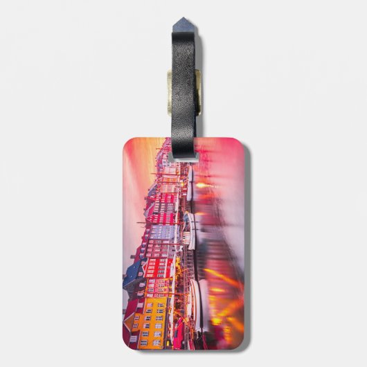 Étiquette À Bagage Copenhague (Dos Vertical)