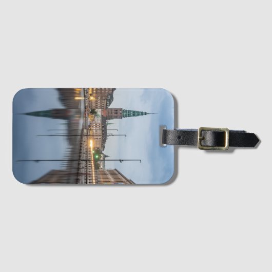 Étiquette À Bagage Copenhague Danemark (Devant Horizontal)