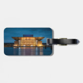 Étiquette À Bagage Copenhague Danemark (Dos horizontal)