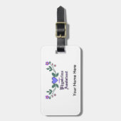 Étiquette À Bagage Copie croisée auxiliaire de point de médecin (Devant Vertical)